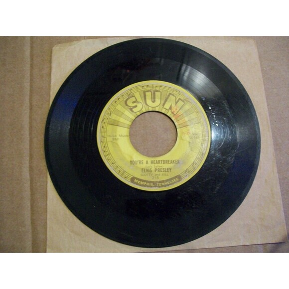 Elvis Presley - Milkcow Blues Boogie (1955) Sun 215 U-140 • 1st ed. SAMPLE Promo - Picture 5 of 5